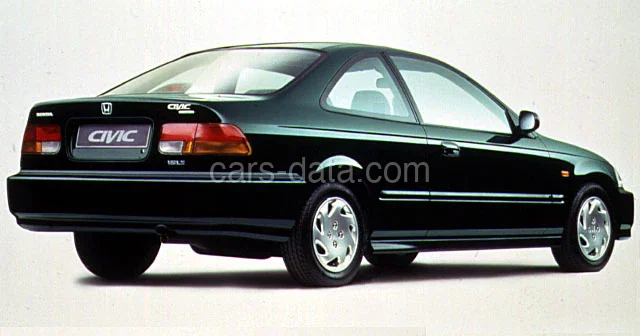 Honda Civic Coupé 1.6i LS 1996 front view