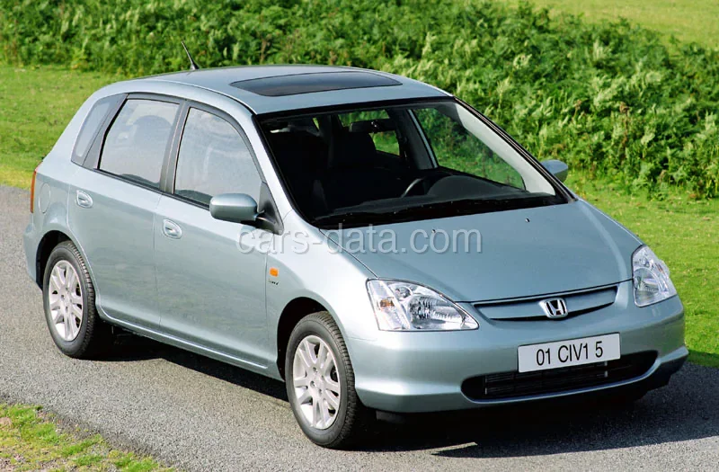 Honda Civic 1.4i S 2001 front view