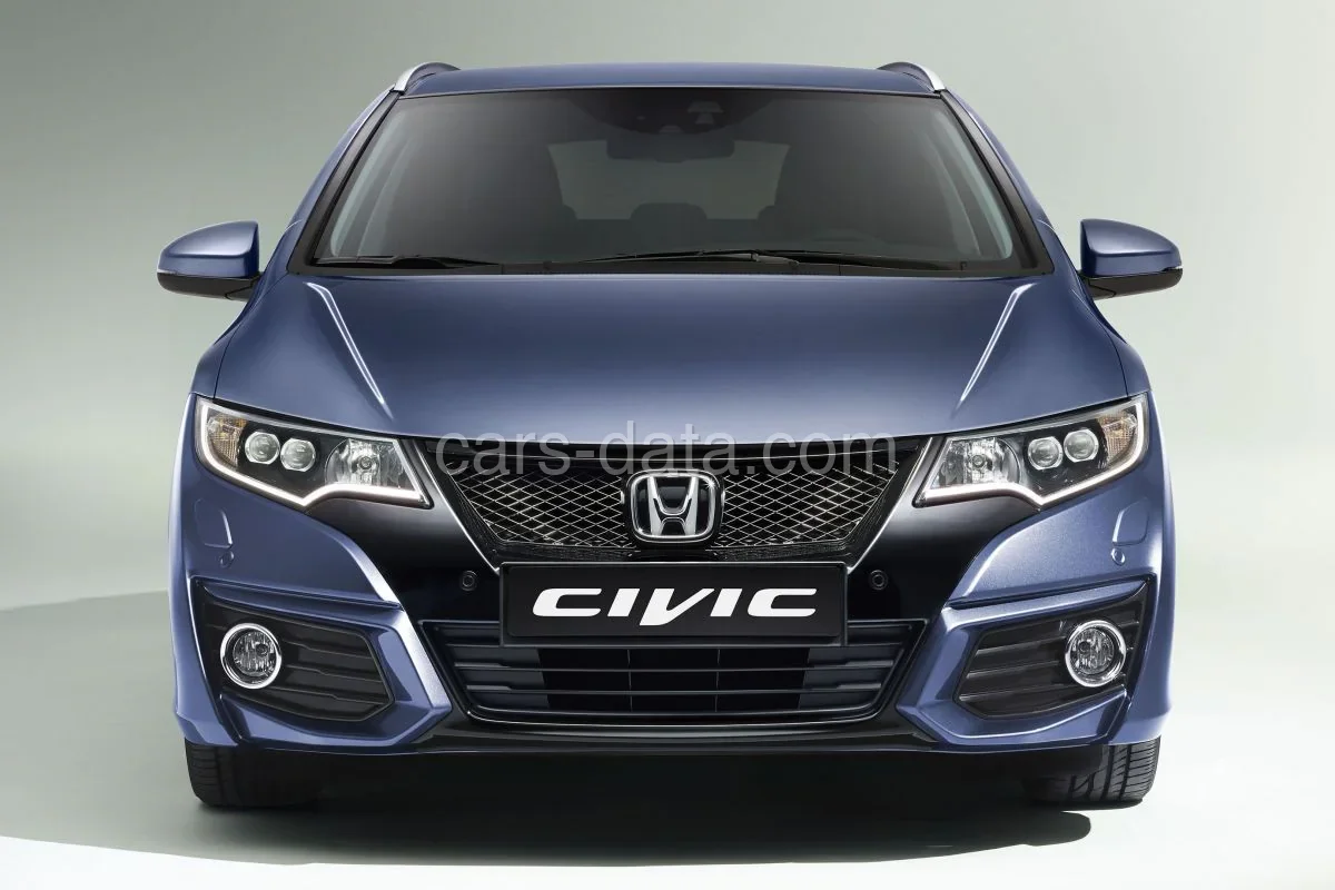 Honda Civic Tourer 1.6 i-DTEC Elegance 2015 front view