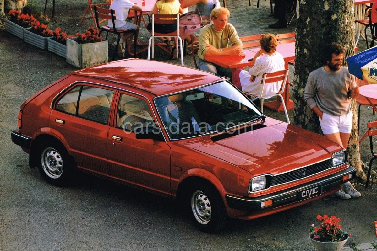 Honda Civic Luxe 1982 front view