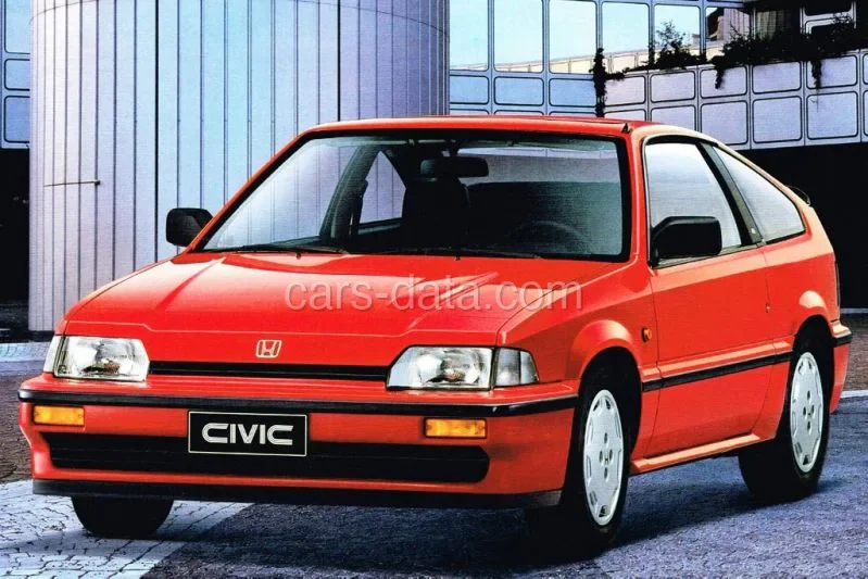 Honda Civic CRX Coupé 1.5i 1983 front view