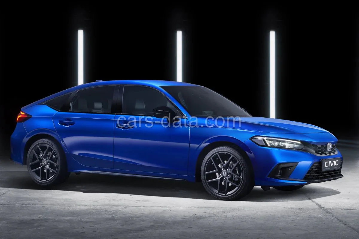 Honda Civic e:HEV Elegance 2022 front view