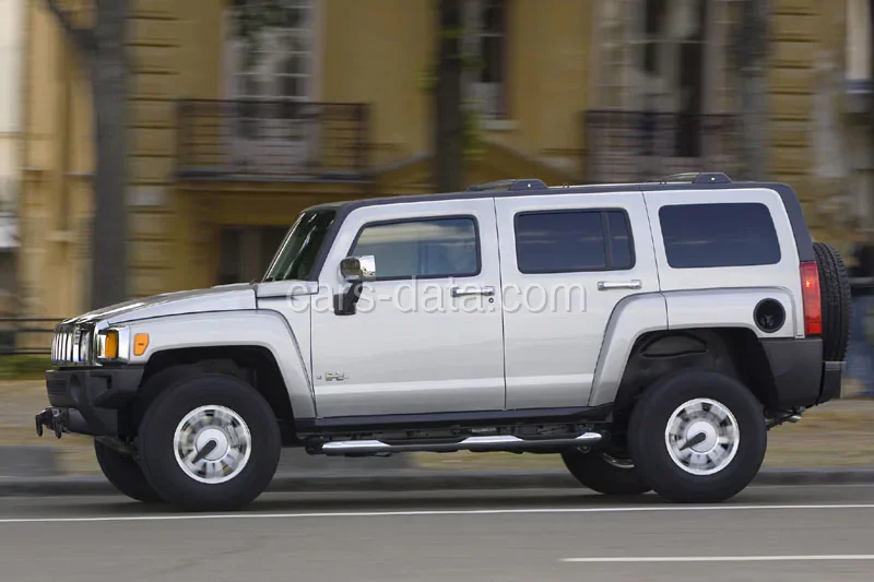 Hummer H3 3.7 2007 front view