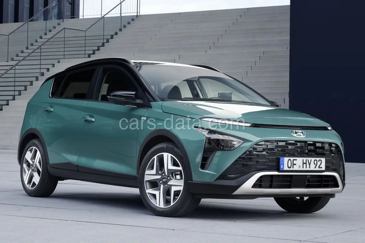 Hyundai Bayon 1.0 T-GDI 100hp i-Motion 2021 front view