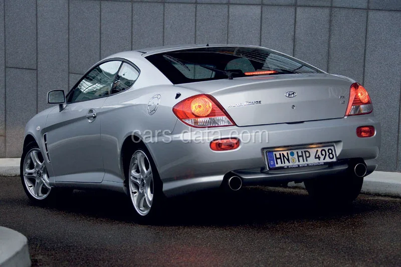 Hyundai Coupé 2.7i V6 StyleVersion 2004 front view