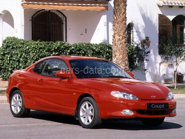 Hyundai Coupé 2.0i FX 1996 front view