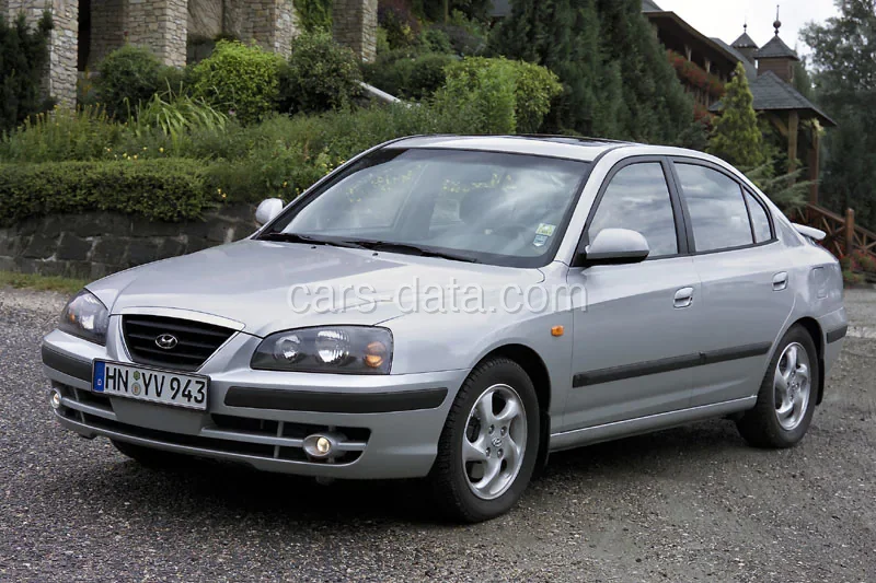 Hyundai Elantra 1.6i DynamicVersion 2003 front view