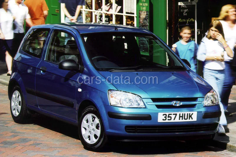 Hyundai Getz 1.3i DynamicVersion 2004 front view