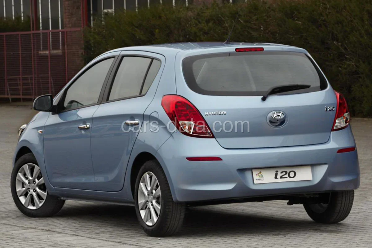 Hyundai i20 1.2 i-Drive 2012 front view