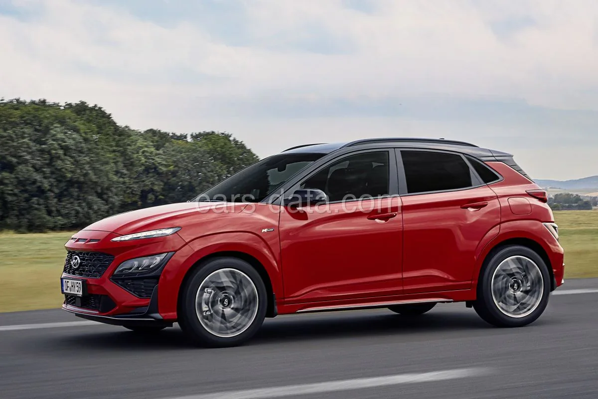 Hyundai Kona 1.6 GDI HEV Premium 2021 front view
