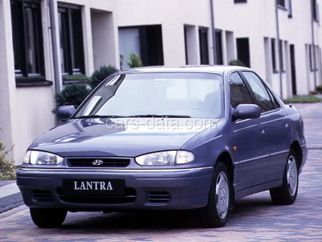 Hyundai Lantra 1.5i GLS-A1 1993 front view
