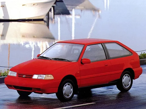 Hyundai Pony 1.5 LS 1992 view 2