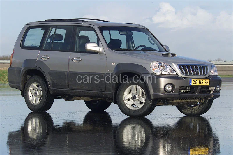 Hyundai Terracan 2.9 CRDi Luxe 2001 front view