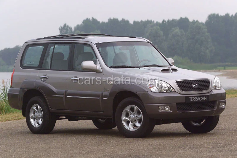 Hyundai Terracan 2.9 CRDi Executive 2004 front view