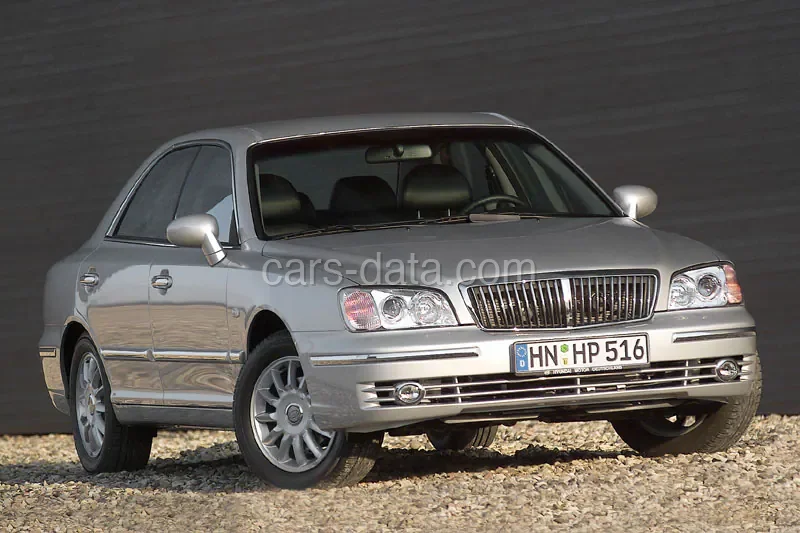 Hyundai XG 3.5i V6 2003 front view