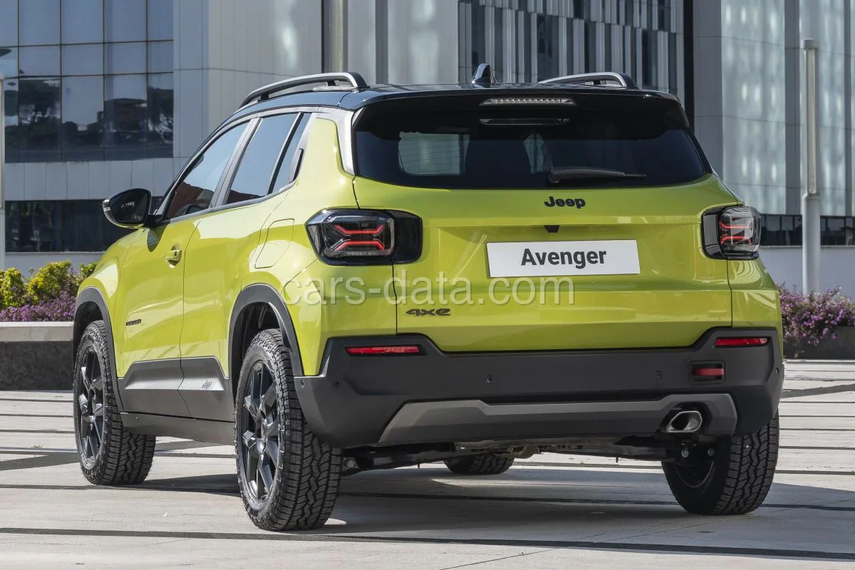 Jeep Avenger 54kWh Altitude 2026 suv front view