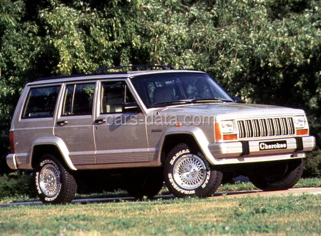 Jeep Cherokee 2.5i 1993 front view