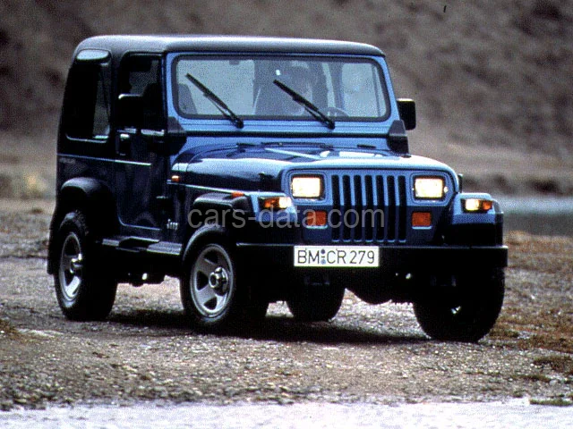 Jeep Wrangler 2.5i Hard Top 1991 front view
