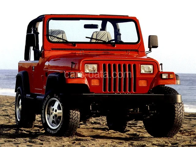 Jeep Wrangler 4.0i Soft Top 1991 front view