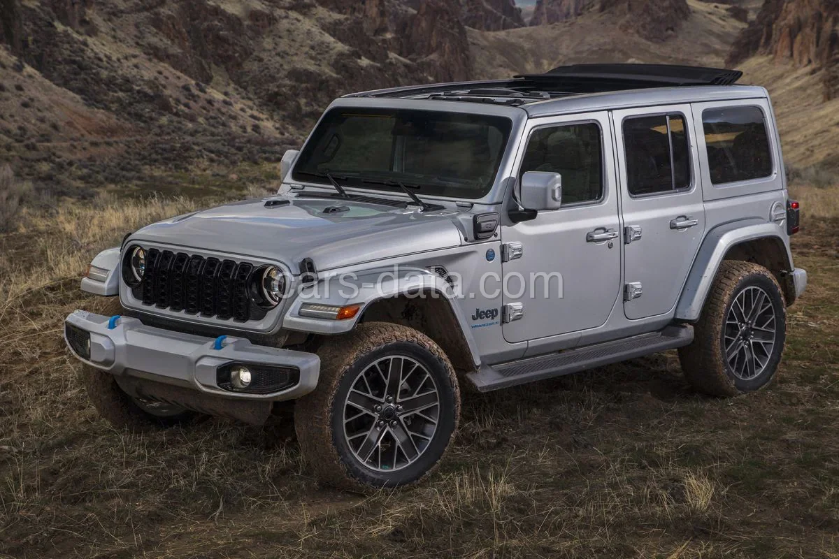Jeep Wrangler Unlimited 4xe 380 Rubicon 2024 front view