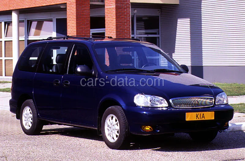 Kia Carnival 2.9 TDi 1999 front view