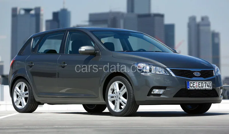 Kia Ceed 1.4 CVVT Se7en 2009 front view