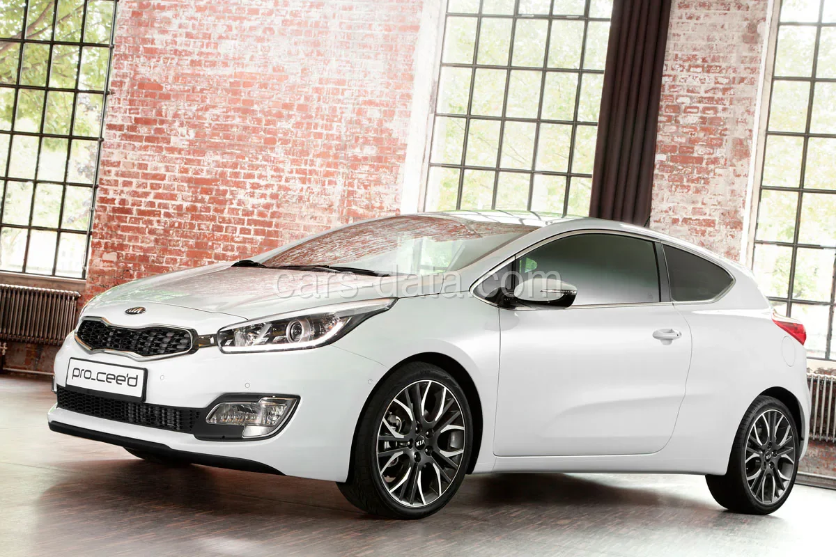Kia Ceed Pro_Ceed 1.6 CRDi Comfort Pack 2013 front view