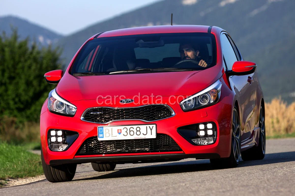 Kia Ceed Pro_Ceed 1.6 T-GDI GT 2015 front view