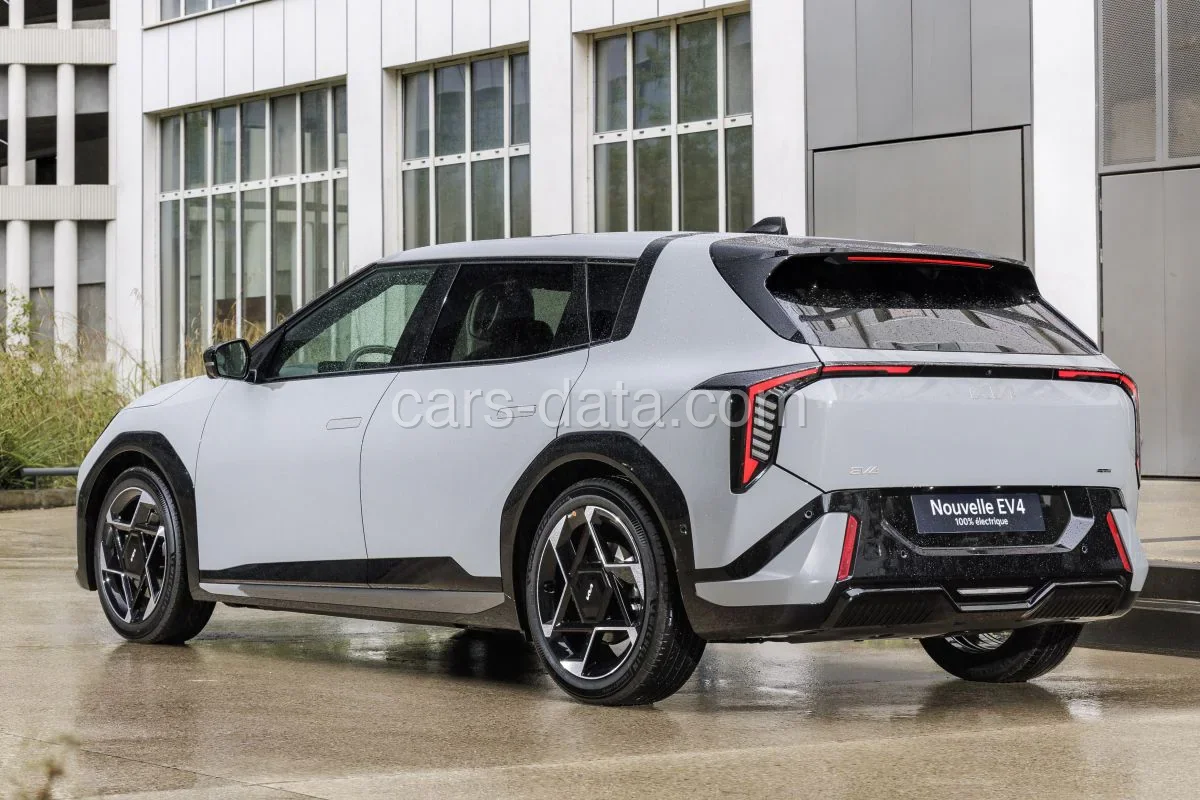 Kia EV4 81.4kWh AWD GT 2026 ferdehátú elölnézet