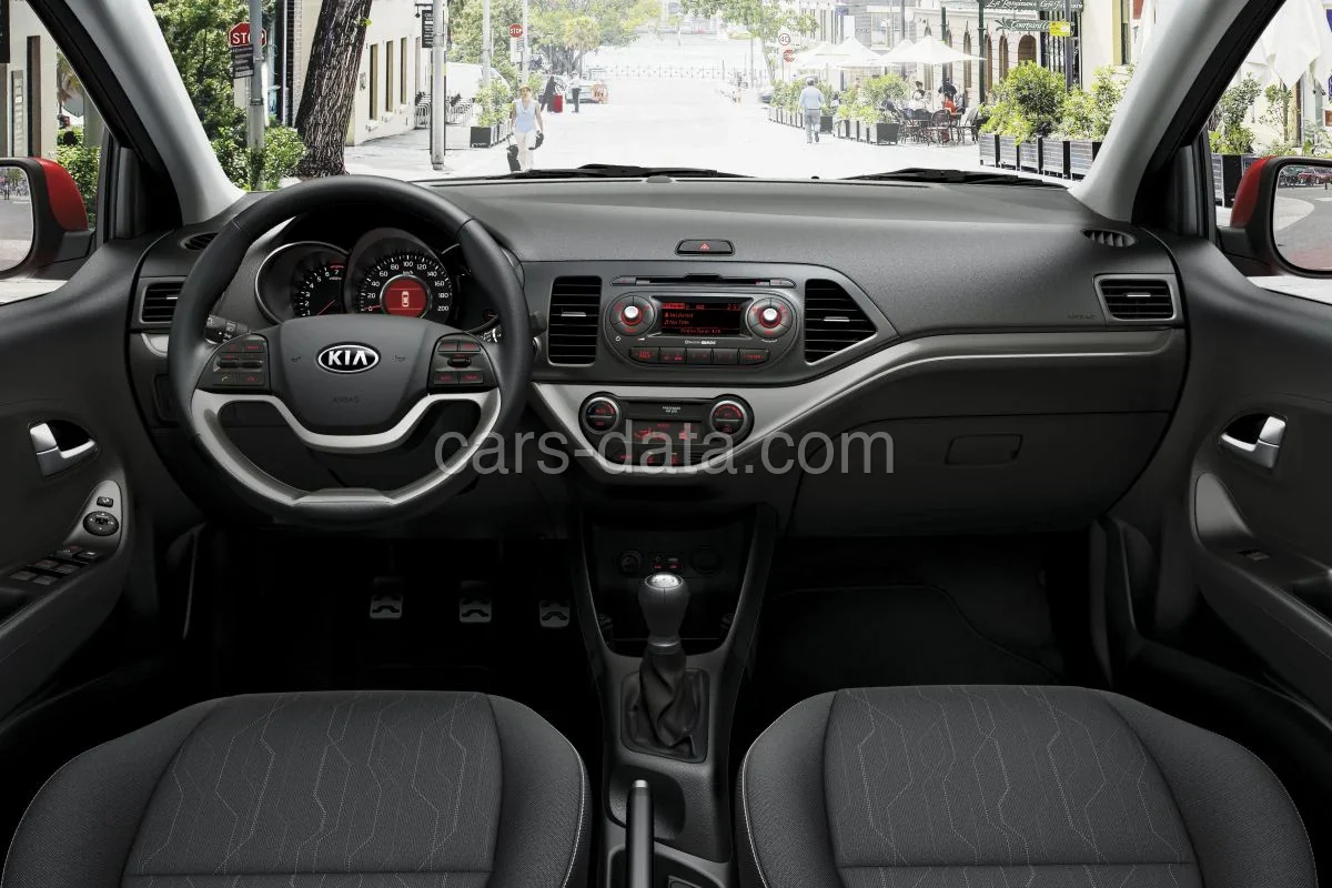 Kia Picanto 1.0 CVVT DynamicLine 2015 front view