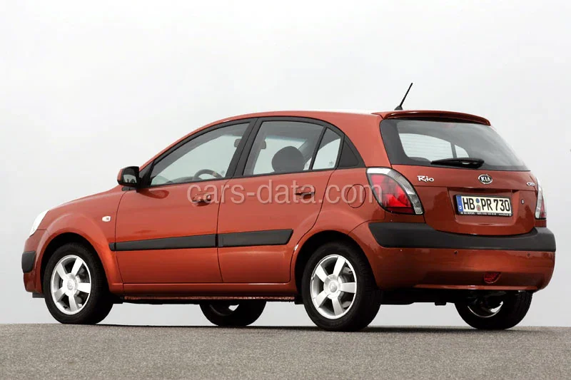 Kia Rio 1.4 X 2007 front view