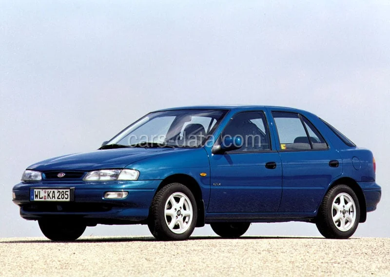 Kia Sephia 1.5i SLX 1996 front view