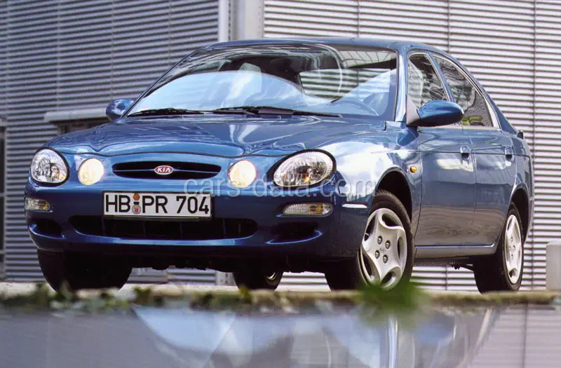 Kia Shuma 1.5 LS 1998 front view