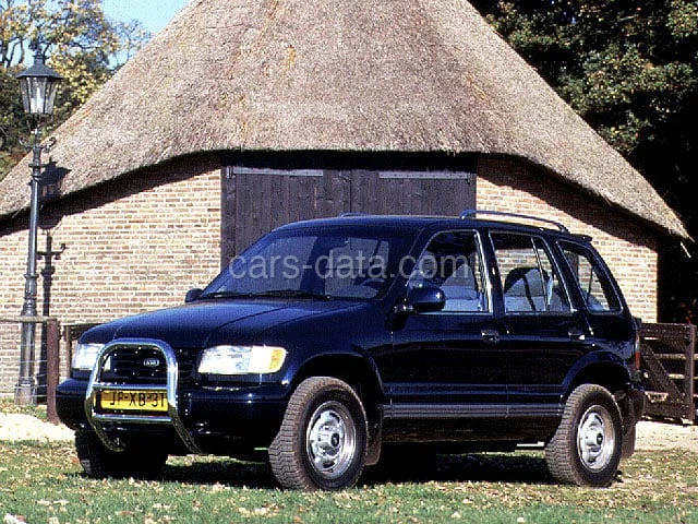 Kia Sportage 2.0 TD 1997 front view