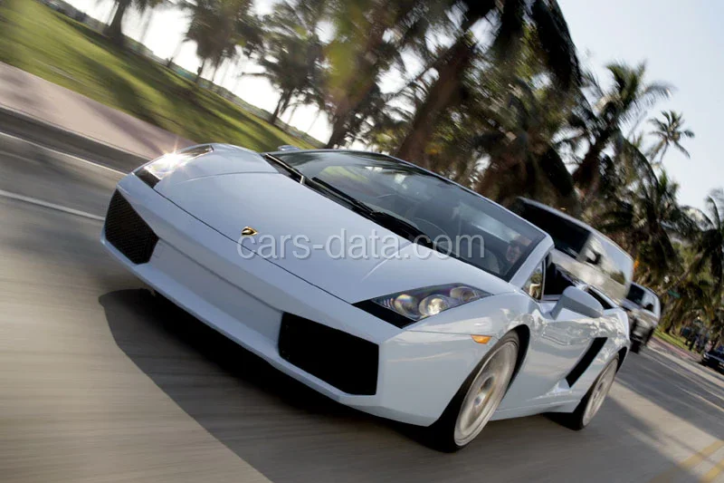 Lamborghini Gallardo Spyder 2006 front view
