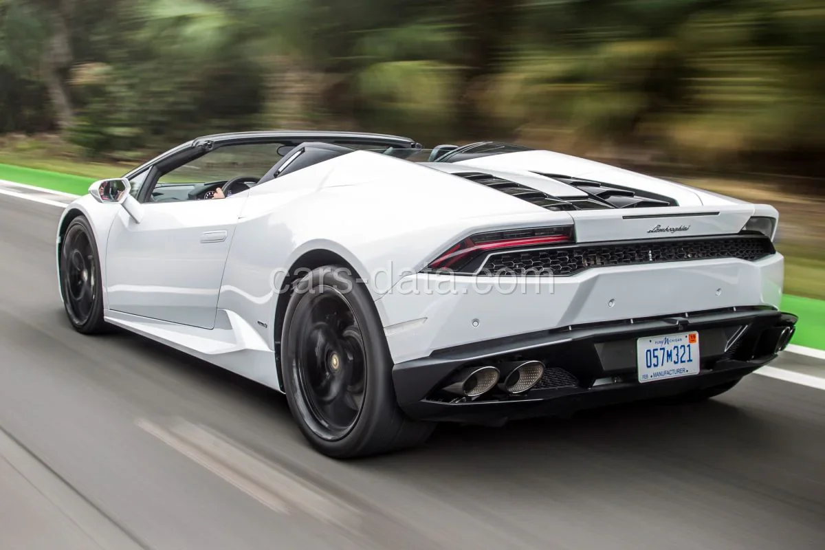Lamborghini Huracán Spyder LP580-2 2017 front view
