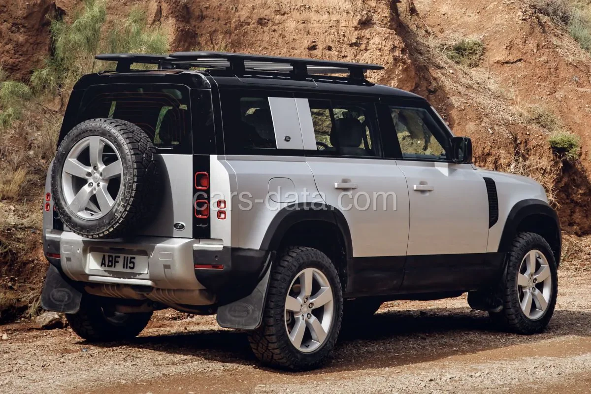 Land Rover Defender 110 D350 Vertex 2026 suv sett forfra