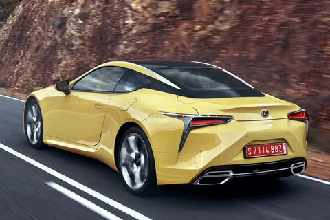 Lexus LC 500h Obsidian Edition 2022 view 3