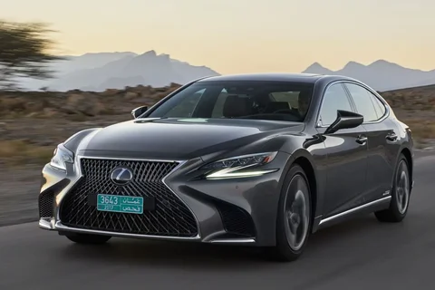 Lexus LS 500h Luxury Line 2018 view 12