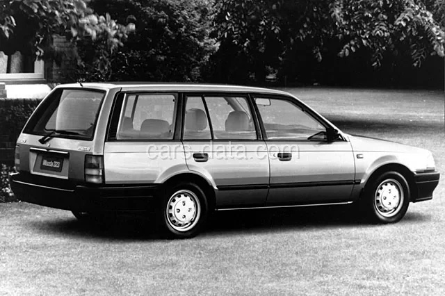 Mazda 323 Estate 1.7 D GLX 1990 front view