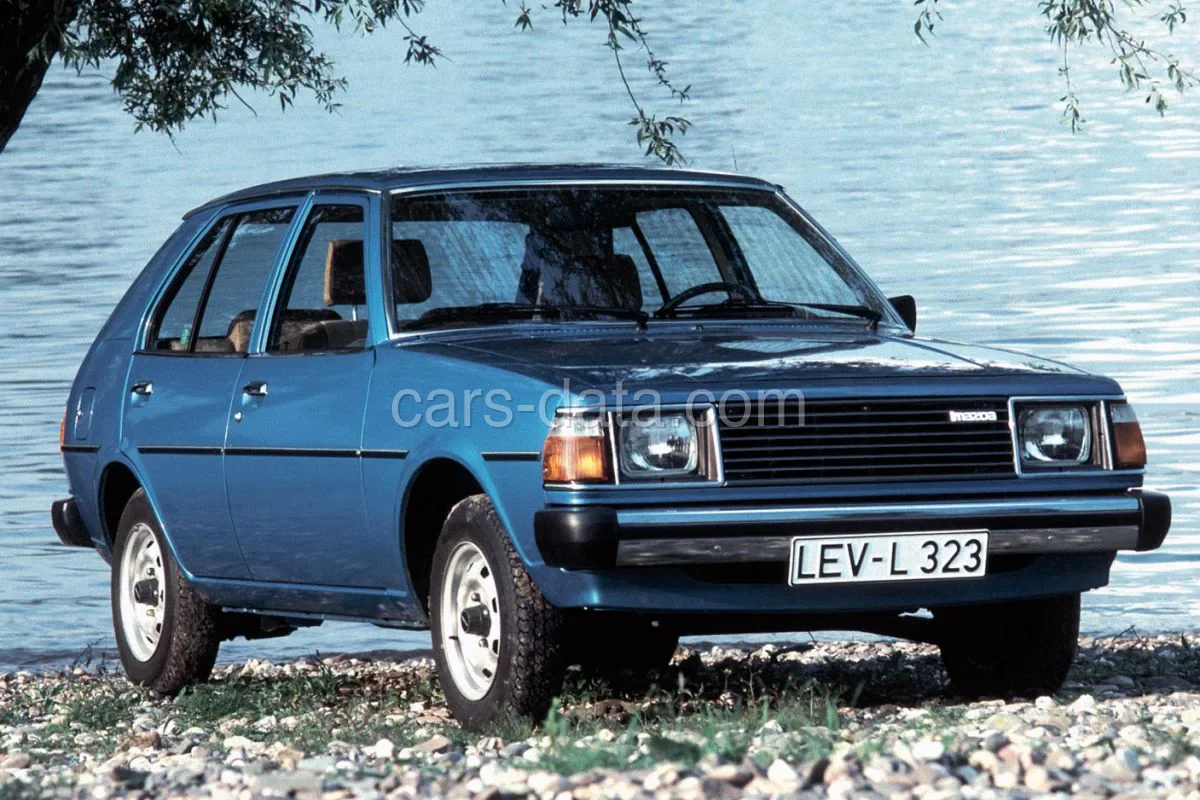 Mazda 323 1.3 SN 1979 front view
