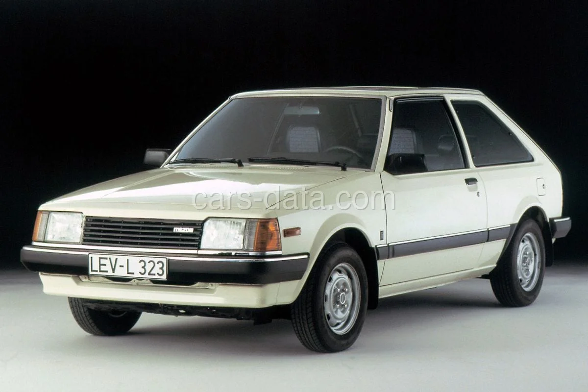 Mazda 323 1.5 DX 1980 front view