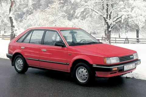 Mazda 323 1.7 D LX 1986 view 2