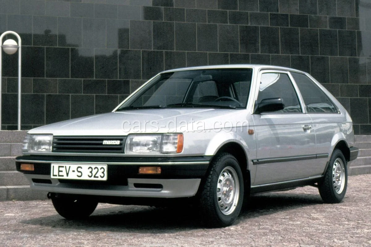 Mazda 323 1.5 LX 1985 front view