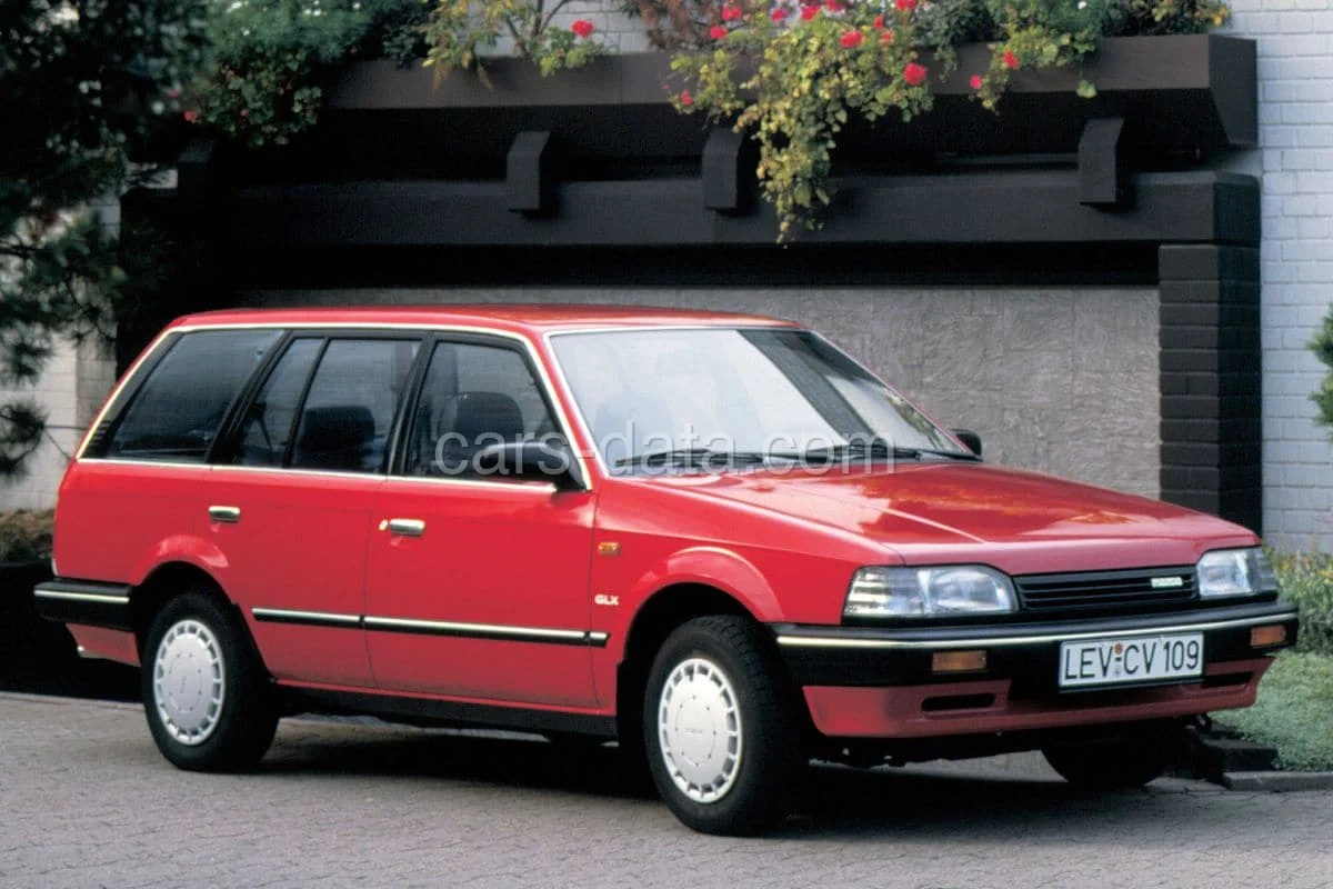 Mazda 323 Estate 1.7 D L 1987 front view