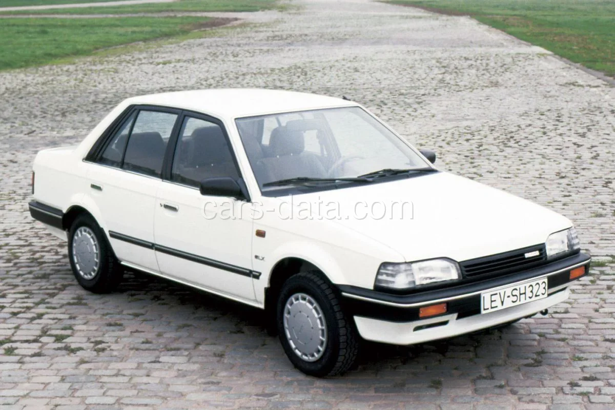 Mazda 323 1.7 D GLX 1987 front view
