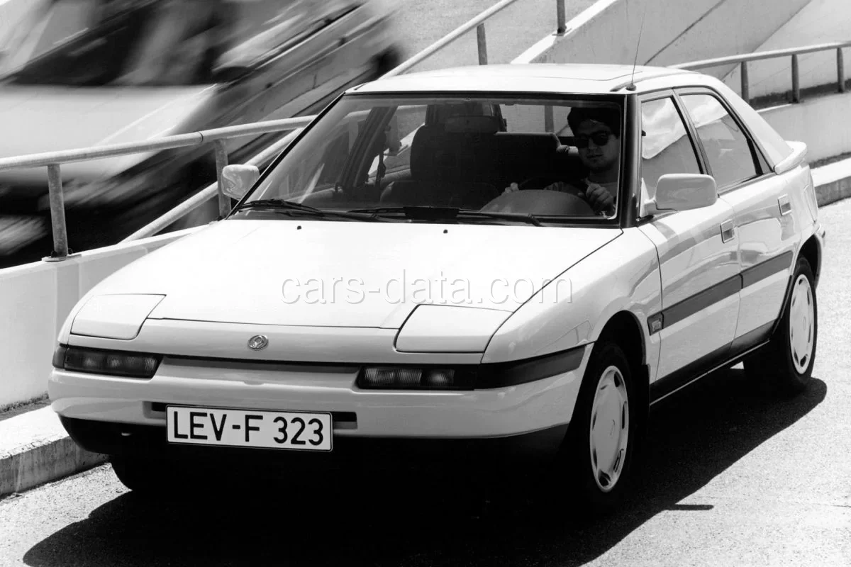 Mazda 323 F 1.8i GT 1991 front view