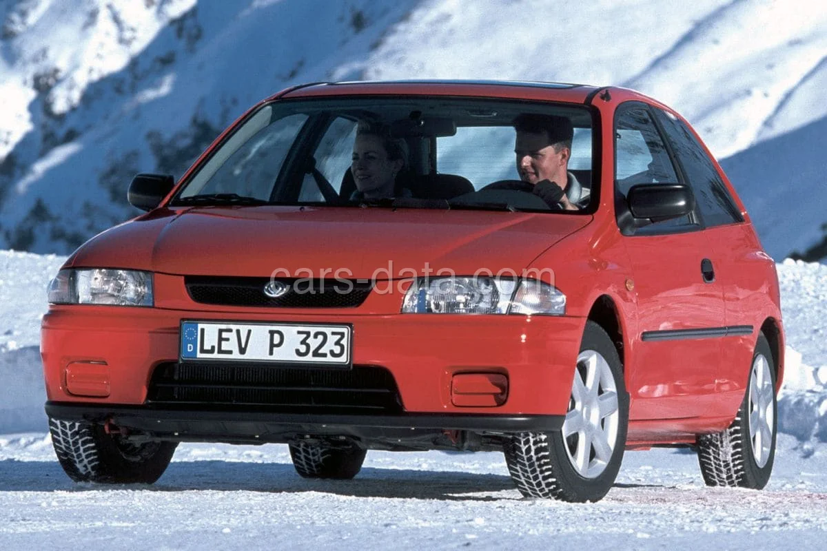 Mazda 323 P 2.0 D GLX 1998 front view