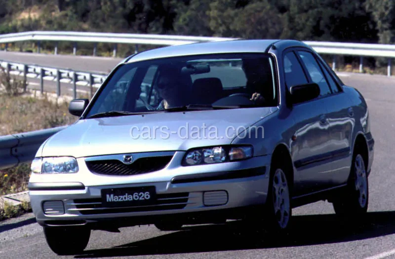 Mazda 626 2.0 DiTD GLX 1998 front view