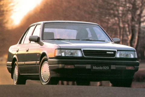 Mazda 929 2.2i GLX 1987 view 3
